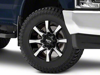 Moto Metal Spider Gloss Black Machined 8-Lug Wheel; 20x10; -18mm Offset (17-22 F-250 Super Duty)