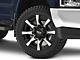 Moto Metal Spider Gloss Black Machined 8-Lug Wheel; 22x10; -18mm Offset (17-22 F-250 Super Duty)