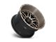 Moto Metal Deep Six Satin Black with Bronze Tint 8-Lug Wheel; 20x10; -18mm Offset (17-22 F-350 Super Duty SRW)