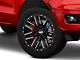 Moto Metal MO978 Razor Satin Black Machined 6-Lug Wheel; 20x9; 18mm Offset (99-06 Silverado 1500)