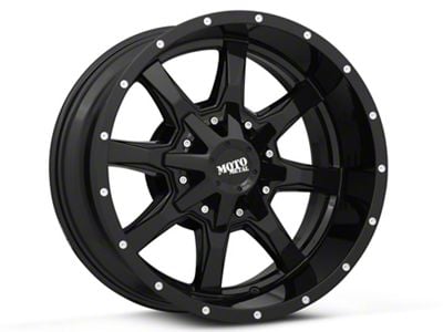 Moto Metal MO970 Gloss Black 6-Lug Wheel; 18x10; -24mm Offset (99-06 Sierra 1500)