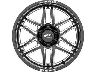 Moto Metal MO992 Gloss Black Milled 6-Lug Wheel; 20x10; -18mm Offset (99-06 Sierra 1500)