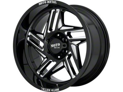 Moto Metal MO996 Ripsaw Gloss Black Milled 6-Lug Wheel; 20x10; -18mm Offset (04-08 F-150)