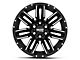 Moto Metal MO978 Razor Satin Black Machined 6-Lug Wheel; 20x10; -24mm Offset (07-13 Silverado 1500)