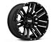 Moto Metal MO978 Razor Satin Black Machined 6-Lug Wheel; 20x10; -24mm Offset (07-13 Sierra 1500)