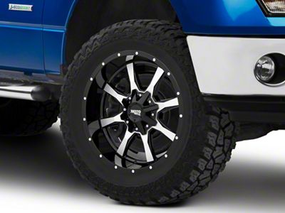 Moto Metal MO970 Gloss Black Machined 6-Lug Wheel; 20x12; -44mm Offset (09-14 F-150)