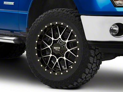 Moto Metal MO986 Siege Gloss Black Machined 6-Lug Wheel; 20x9; 0mm Offset (09-14 F-150)