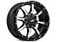 Moto Metal MO970 Gloss Black Machined 5-Lug Wheel; 18x10; -24mm Offset (09-18 RAM 1500)