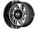 Moto Metal MO997 Hurricane Gloss Black Milled 6-Lug Wheel; Right Directional; 20x10; -18mm Offset (14-18 Silverado 1500)