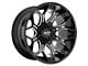 Moto Metal MO808 Sniper Gloss Black Milled 8-Lug Wheel; 20x10; -18mm Offset (20-25 Silverado 3500 HD SRW)