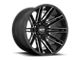 Moto Metal MO998 Kraken Gloss Black Milled 8-Lug Wheel; 20x9; 0mm Offset (20-24 Silverado 3500 HD SRW)
