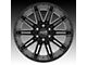 Moto Metal MO998 Kraken Gloss Black Milled 8-Lug Wheel; 20x9; 0mm Offset (20-24 Silverado 3500 HD SRW)