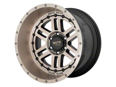 Moto Metal MO800 Deep Six Satin Black with Bronze Tint 6-Lug Wheel; 20x10; -18mm Offset (21-24 F-150)