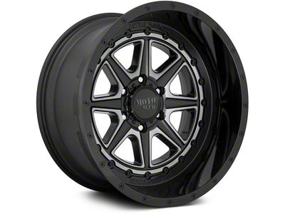 Moto Metal MO801 Phantom Gloss Black with Gray Tint 6-Lug Wheel; 20x10; -18mm Offset (21-24 F-150)