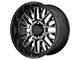 Moto Metal MO802 Gloss Black Machined with Gray Tint 6-Lug Wheel; 20x10; -18mm Offset (21-25 F-150)