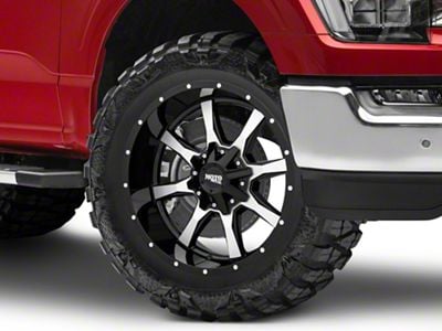 Moto Metal MO970 Gloss Black Machined 6-Lug Wheel; 20x10; -24mm Offset (21-25 F-150)