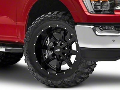 Moto Metal MO970 Gloss Black 6-Lug Wheel; 18x10; -24mm Offset (21-25 F-150)