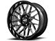 Moto Metal MO805 Gloss Black Milled 6-Lug Wheel; 22x10; -18mm Offset (24-25 Ranger)