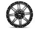 Moto Metal MO970 Gloss Gray Center with Gloss Black Lip 6-Lug Wheel; 20x10; -18mm Offset (2024 Ranger)