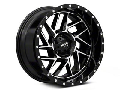 Moto Metal Breakout Gloss Black Machined 5-Lug Wheel; 20x10; -18mm Offset (94-01 RAM 1500)