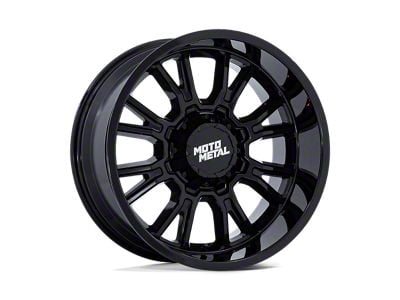 Moto Metal Legacy Gloss Black 5-Lug Wheel; 20x9; 20mm Offset (94-01 RAM 1500)