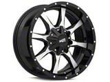 Moto Metal MO970 Gloss Black Machined 5-Lug Wheel; 18x10; -24mm Offset (94-01 RAM 1500)