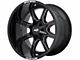 Moto Metal MO970 Gloss Black Milled 5-Lug Wheel; 20x9; 18mm Offset (94-01 RAM 1500)