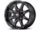 Moto Metal MO970 Satin Black Milled 5-Lug Wheel; 17x9; -12mm Offset (94-01 RAM 1500)