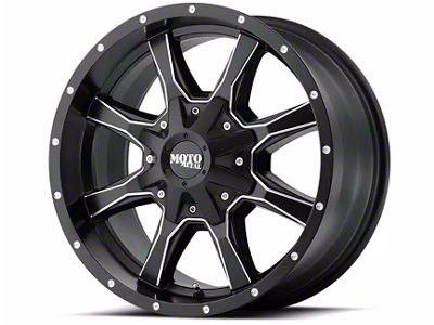 Moto Metal MO970 Satin Black Milled 5-Lug Wheel; 20x10; -24mm Offset (94-01 RAM 1500)