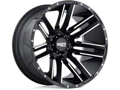 Moto Metal MO978 Razor Satin Black Machined 5-Lug Wheel; 20x10; -24mm Offset (94-01 RAM 1500)