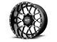 Moto Metal MO986 Siege Gloss Black Machined 5-Lug Wheel; 24x14; -76mm Offset (94-01 RAM 1500)