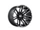 Moto Metal Razor Satin Black Machined 5-Lug Wheel; 18x10; -24mm Offset (94-01 RAM 1500)