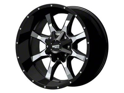 Moto Metal MO970 Gloss Black Milled 8-Lug Wheel; 20x10; -18mm Offset (94-02 RAM 2500)