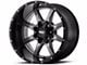 Moto Metal MO970 Gloss Gray with Gloss Black Lip 8-Lug Wheel; 17x8; 0mm Offset (94-02 RAM 2500)