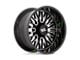 Moto Metal Stinger Gloss Black Machined 8-Lug Wheel; 20x10; -18mm Offset (94-02 RAM 2500)