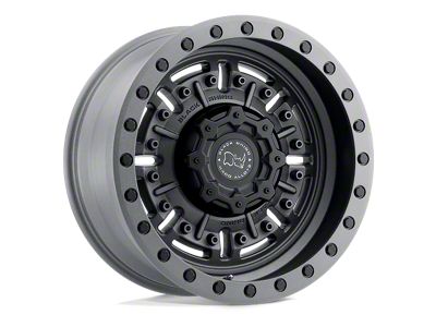 Moto Metal Sniper Gloss Black Milled 8-Lug Wheel; 20x10; -18mm Offset (94-02 RAM 3500 SRW)