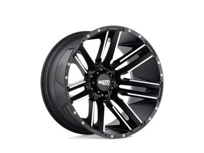 Moto Metal Razor Satin Black Machined 8-Lug Wheel; 20x10; -24mm Offset (99-07 F-250 Super Duty)