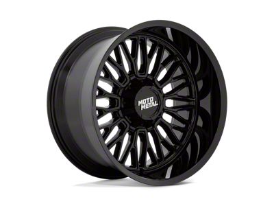 Moto Metal Stinger Gloss Black 8-Lug Wheel; 20x10; -18mm Offset (99-07 F-250 Super Duty)