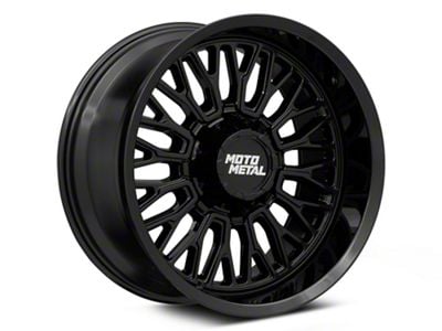 Moto Metal Stinger Gloss Black 6-Lug Wheel; 20x10; -18mm Offset (99-06 Sierra 1500)