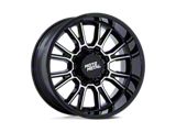 Moto Metal Legacy Gloss Black Machined 6-Lug Wheel; 20x9; 20mm Offset (99-06 Silverado 1500)