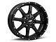 Moto Metal MO970 Gloss Black with Milled Lip 6-Lug Wheel; 20x9; 0mm Offset (99-06 Silverado 1500)