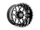 Moto Metal Siege Gloss Black Machined 6-Lug Wheel; 20x9; 18mm Offset (99-06 Silverado 1500)