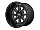 Moto Metal MO801 Phantom Gloss Black Milled 6-Lug Wheel; 22x12; -44mm Offset (23-25 Canyon)