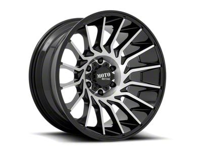 Moto Metal MO807 Gloss Black Machined 6-Lug Wheel; 20x10; -18mm Offset (23-25 Canyon)