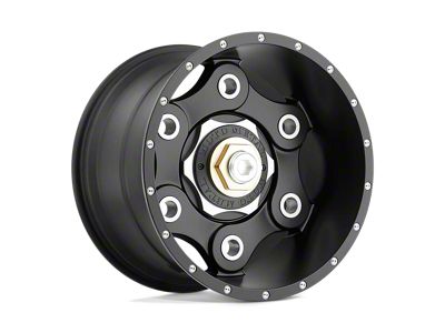 Moto Metal Link Satin Black 6-Lug Wheel; 18x10; -24mm Offset (23-24 Colorado)