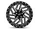 Moto Metal Breakout Gloss Black Machined 5-Lug Wheel; 16x8; -6mm Offset (87-90 Dakota)