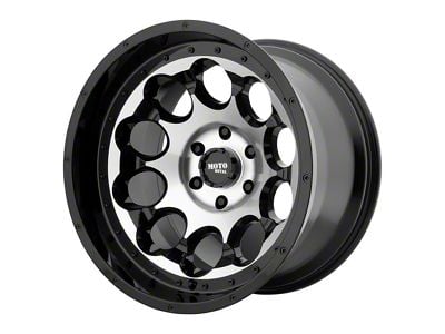 Moto Metal MO990 Rotary Gloss Black Machined 5-Lug Wheel; 20x12; -44mm Offset (05-11 Dakota)