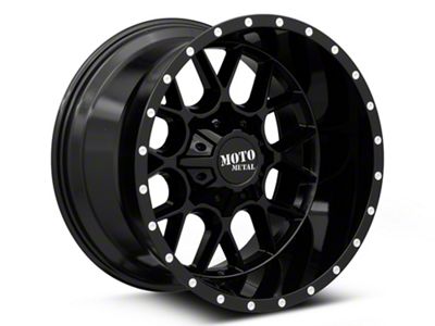 Moto Metal Siege Gloss Black 5-Lug Wheel; 20x10; -18mm Offset (05-11 Dakota)