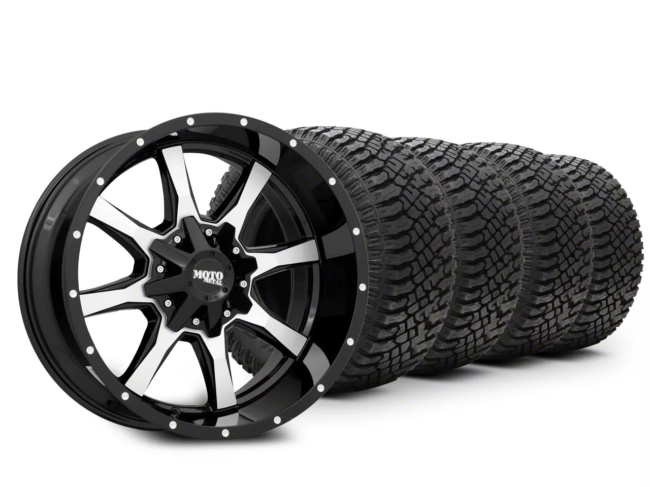 F-150 20x9 Moto Metal MO970 & 33in Atturo All-Terrain Trail Blade X/T ...