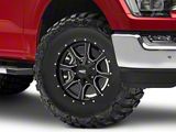 Moto Metal MO970 Satin Black Milled 6-Lug Wheel; 17x8; 0mm Offset (21-25 F-150)